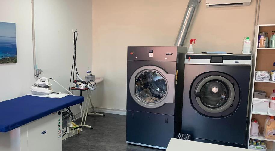 installation société Caro Clean à Castagna primus corse machines à laver professionnelles